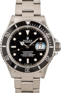 Pre-Owned Rolex Submariner 16610 Stainless Steel