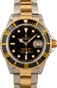 Rolex Submariner 16613 Black Dial Two-Tone Oyster