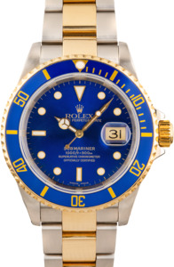 Blue Rolex Submariner 16613 Oyster Bracelet