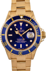Rolex Submariner 16618 Blue Dial