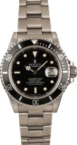 Pre-Owned Rolex Submariner 16800 Feet First Dial T