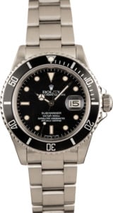Rolex Submariner 16800 Black Dial Watch