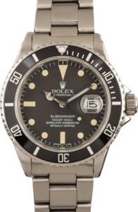 Pre-Owned Rolex Submariner 16800 Stainless Steel