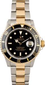 Pre-Owned Rolex Submariner 16803 Black Dial
