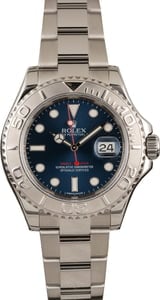 Used Rolex Steel Yacht-Master 116622 Blue Dial