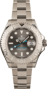 Pre-Owned Rolex Yacht-Master 116622 Rhodium Dial