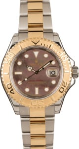 Used Rolex Yacht-Master 16623 Black Mother Of Pearl Dial