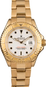 Pre Owned Rolex Yachtmaster 16628 Yellow Gold T