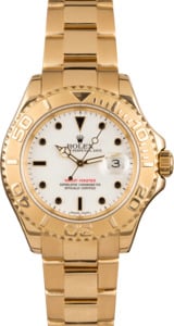 Pre-Owned Rolex Yachtmaster 16628 White Dial 40MM
