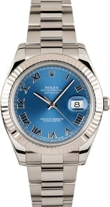 Men's Rolex Datejust 116334 Blue Roman