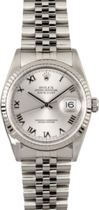 Rolex Steel & White Gold Datejust 16234
