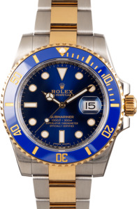 Submariner Rolex 116613LB Sunburst Blue