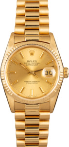 Rolex 16018 Yellow Gold Datejust