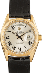 Vintage Rolex Day-Date Ref 1803 Silver Buckley Dial