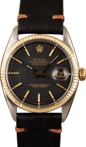 Rolex Vintage Datejust 1601 Black Dial