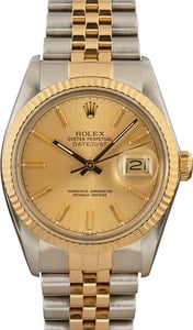 Pre-Owned Rolex Datejust 16013 Two Tone 1