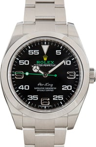 Used Rolex Air-King Ref 116900 Black Dial