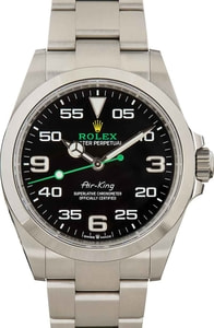 Rolex Air-King 126900 Black Arabic Dial