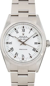 Air-King Rolex 14000M White Dial