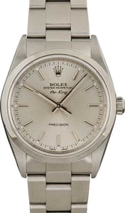 Rolex Air King 14000M Silver Dial