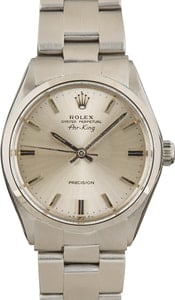 Rolex Air-King 5500 Silver Dial