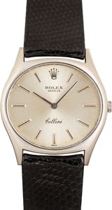 Vintage Rolex Cellini 3806 White Gold