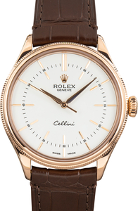 Pre-Owned Rolex Cellini Ref 50505 Rose Gold