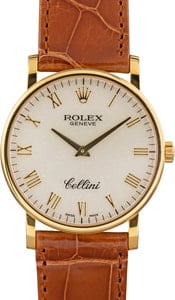 Rolex Cellini Ref 5115 Ivory Jubilee Roman Dial