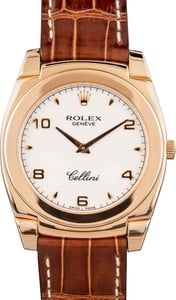Pre-Owned Rolex Cellini 5330 Rose Gold