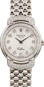 Pre-Owned Ladies Rolex Cellini Ref 6673 White Gold