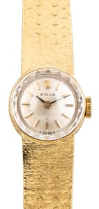 Vintage Yellow Gold Lady Rolex Cocktail