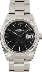 Rolex Date Ref 1500 Black Sigma Dial