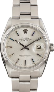 Pre-Owned Silver Dial Rolex Date Ref 1500 Stainless Steel