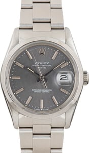 Rolex Date 15000 Slate Dial