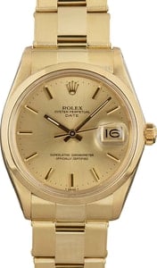 Rolex Date 1503 Gold Oyster