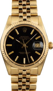 Rolex Date 15037 Yellow Gold Jubilee Band