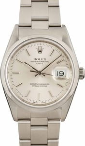 Pre-Owned Rolex Date 15200 Silver Dial
