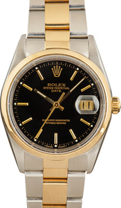 Rolex Date 15203 Black Dial