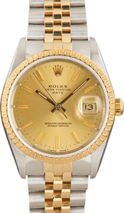 Rolex Date Ref 15223 Two Tone