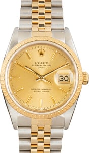 Rolex Oyster Perpetual Date 15223 Two-Tone