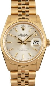 Rolex Date 15238 Yellow Gold