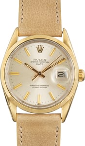 Pre-Owned Silver Dial Rolex Date Ref 1550