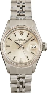 Ladies Rolex Date 6516 Silver Dial