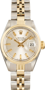Ladies Rolex Date 6916 Silver Sigma Dial
