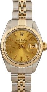 Pre-Owned Rolex Lady Date 6917 Champagne