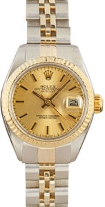 Rolex Ladies Date 6917 Champagne Dial