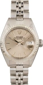 Pre Owned Rolex Date 6917 Silver Index Dial