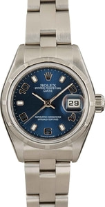 Ladies Rolex Date 79190 Blue Dial