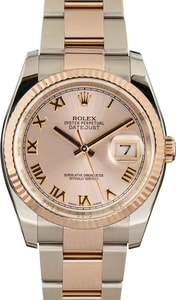 Rolex Datejust 116231 Pink Roman Dial