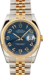 Rolex Datejust 116233 Blue Concentric Dial